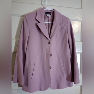 Herman Geist size 10 women's blazer/suit jacket light purple